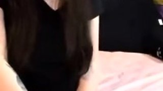 Hottest brunette solo webcam masturbation 2