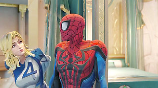 Sue Storm's Ultimate Fail: Why Spider-Man is Her Worst Matchup ( Cartoon Parody )