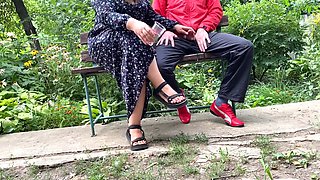 My mother-in-law has a job of making me cum