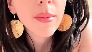 Chubby Brunette Big Boobs Dildo Masturbation