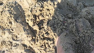 Nice Feet on the Beach