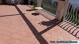 Glamour coquette in fishnets hot sex scene