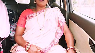 Telugu maid car sex in forest road, telugu dirty talks