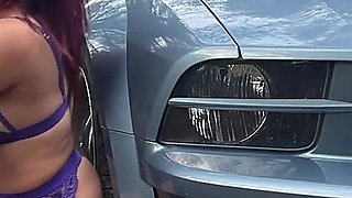 Babyfantasy83 - Baisee Comme Une Chienne Sur Sa Mustang Apres Le Shoot
