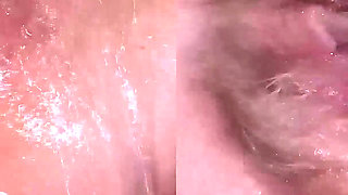 Sperm Drain 6. Blonde Lets Cum Out of Her Ass in Portion. Shower Solo!