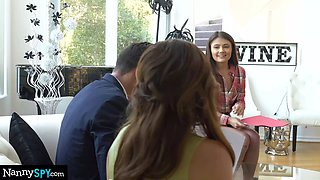 Wife Catches Hubby Fucking Hot Nanny Adria Rae