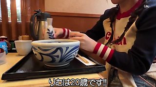 Hカップ美女とおっぱい揺れまくりデートのあとは乳輪大きめのおっぱい堪能エッチ
