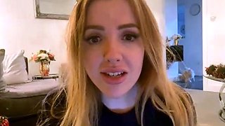 Big Boobed Blonde Masturbates With A Dildo In The Bathroom