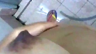 Malaysian Man Masturbates in a Toilet - Amateur Asian Solo