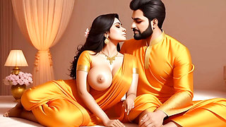 Hot Indian Desi Couple Holi Special Romance