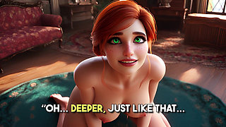 Busty MILF Squirts on Step Stepson’s Cock