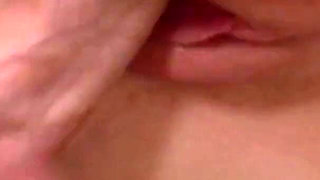 Sexy blonde gets fucked by two cocks while being filmed on camera