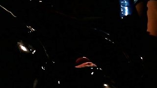 Foot fetish cumload with brunette