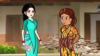 Rekha and Jagan fiercely Hindi Cartoon Sex Story