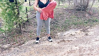 Hira Indian Beauty - a Hot Desi MILF - Flashing in Outdoor - Daring