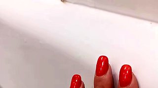 Amateur striptease and Solo masturbation