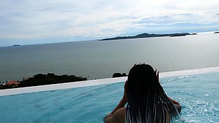 Bubble butt Thai teen fucked hard doggy