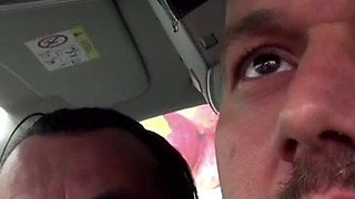 Alluring big ass MILF fucked in car