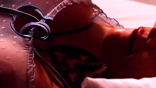 Solo Sucking with See-through Lingerie