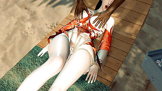 3D Big Boobs Cosplay Model Naked Her Perfect Boobs Got Fucked by BBC