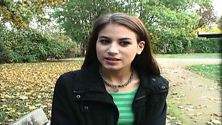 Teenenger Fucked in the Park and Squirted in Mouth