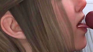 Step Daughters Cum Swapping & Sucking off Daddy