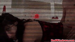 Dutch Hooker Doggystyled While In Corset 10 Min