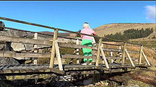 Caught Stroking in Public... She Helped Me Finish