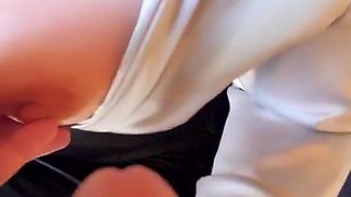 Stepmom's Conference Call Cumshot