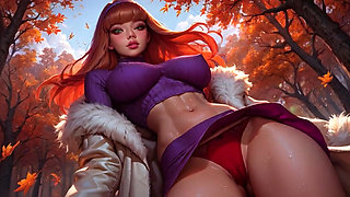 Daphne Blake From Scooby-Doo Perfect Cameltoe Pussy and Dance JOI AI