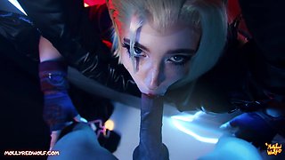 MollyRedWolf - Glory Hole With Cammy White Creampie And Facial - Molly Redwolf(4K)60fps - Molly redwolf