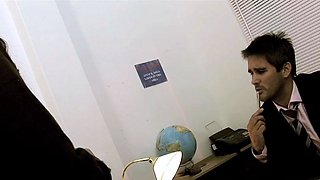 Daring Czech hoe's nude dare at visa checkpoint leads to