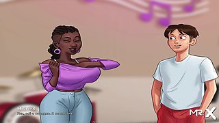 Summertime saga - Big Tit Jump Teacher E2 # 45