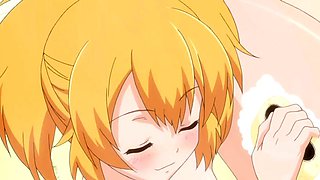 Anime girl bath