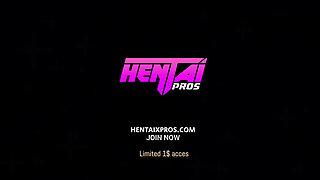 Reverse Cowgirl on That Big Black Monster - Uncensored Hentai