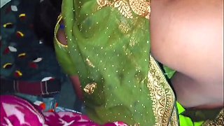 Desi Bhabhi Fucked Hard by Boyfriend with Big Black Cock in Sari - Indian Hot Sex