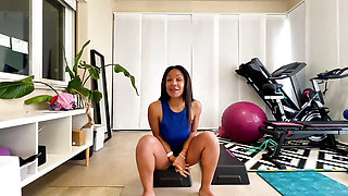 Sumo Squat in Your Face While You Jerk off