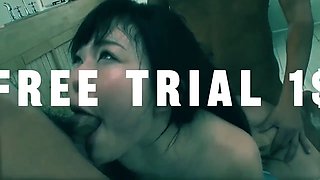 Passionate Asian beauty Iroha gives intense outdoor creampie