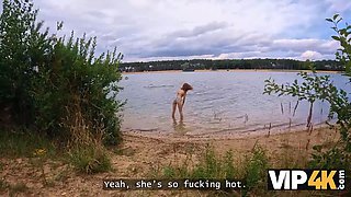 Vip4k. Anal Sex by the lake after picking up a lady