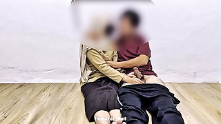 Student and Teacher in the Classroom After Scouting