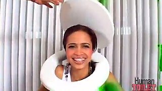 Crystal human toilet bowls: Blowjob, Doggy  Missonary Porn