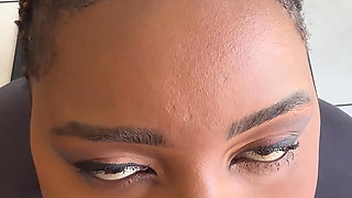 Big Ass Ebony Girl Called Her Personal Trainer Over to Rip Her Yoga Pants and Fuck Her