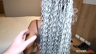 Busty Thai Babe Creampied By Big White Cock