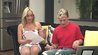 Mature blonde moans while getting fucked hard - Keira Rose