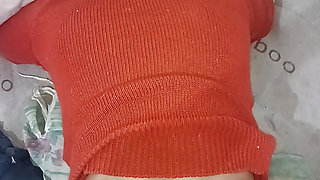THE BIG ASS OF THE BITCH IMPACTING THE BOTTOM OF THE COCK, UNTIL THE CUCKOLD CAME MOANING