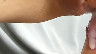 While She Was Squirting BF Ejaculated Inside Her