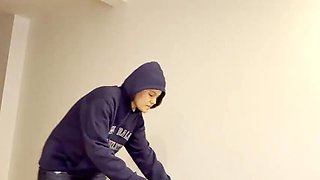 Best Friend's Hot Wife Masturbates Hard - Lesbian Amateur Fingering Orgasm