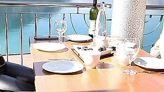 Public! Jerked off a Hot Cock in a Restaurant