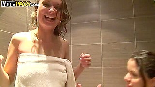 Sexy Russian teen 18+ babes having relaxing party!