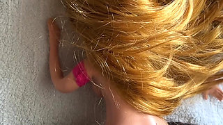 Sexdoll gets fucked and gets cum on tits